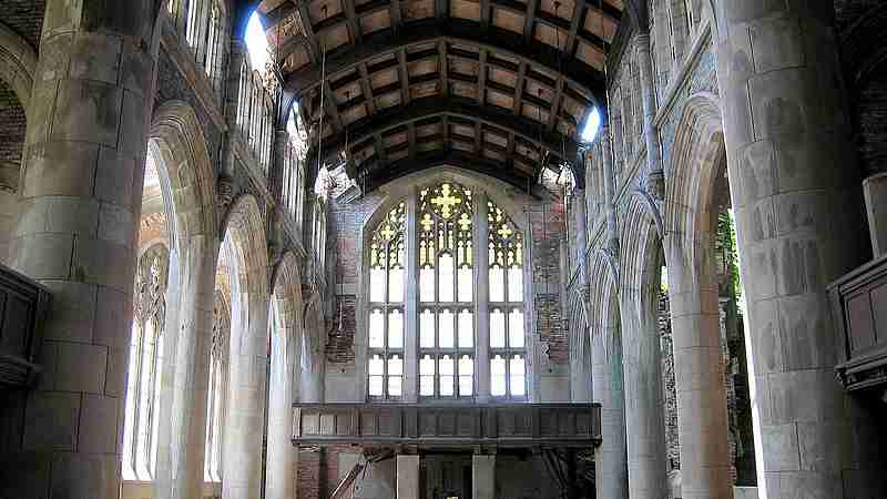 City Methodist Church, Gary, tags: und der - CC BY-SA